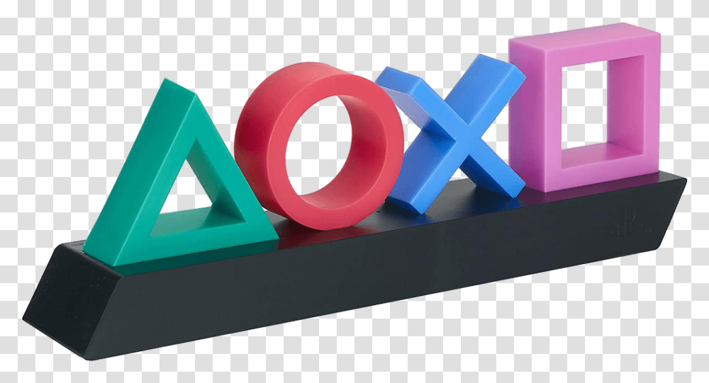 Playstation Icon Lights Playstation Icon Sign Light, Text, Tape, Symbol, Number Transparent Png