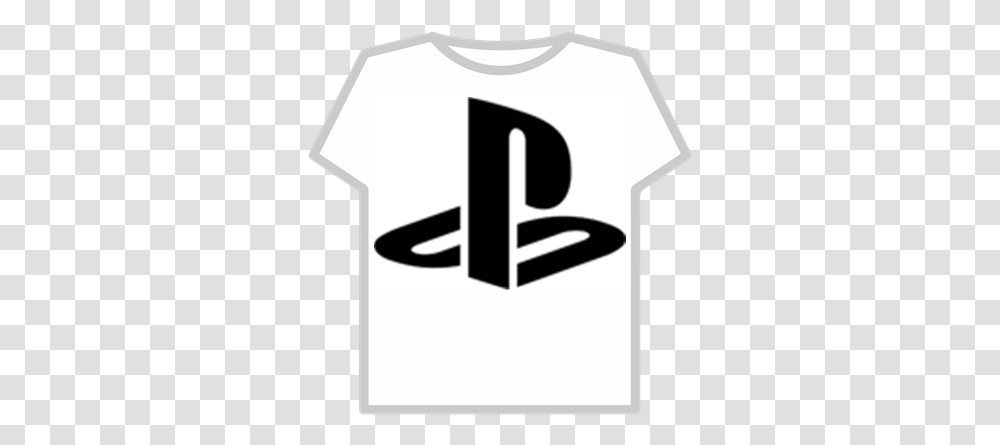 Playstation Logo Black Roblox Playstation 4 Logo, Clothing, Apparel, Symbol, Shirt Transparent Png