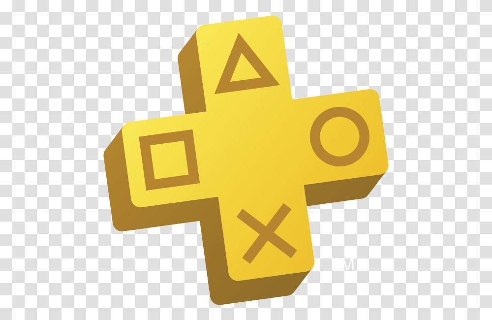 Playstation Network Playstation Plus Logo, First Aid, Symbol, Trademark, Star Symbol Transparent Png