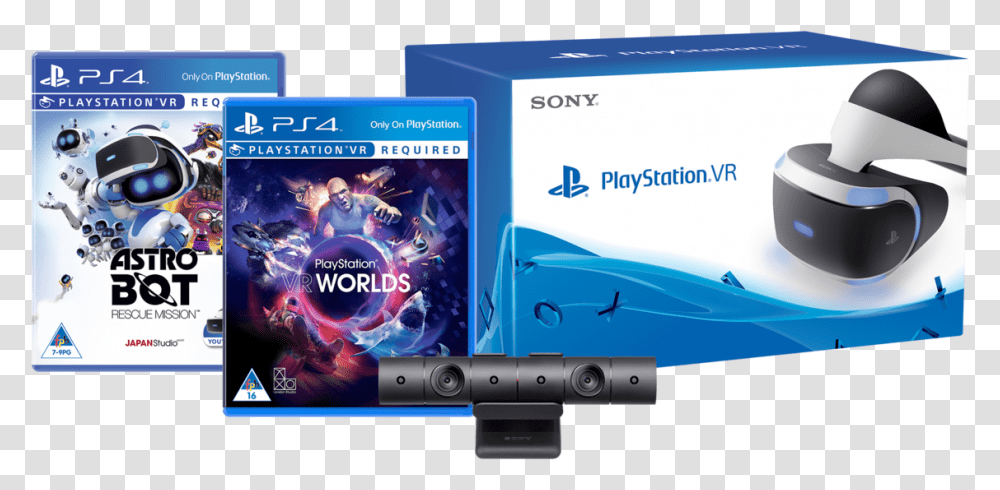 Playstation Vr Camera Vr Worlds, Electronics, Monitor, Screen, Person Transparent Png