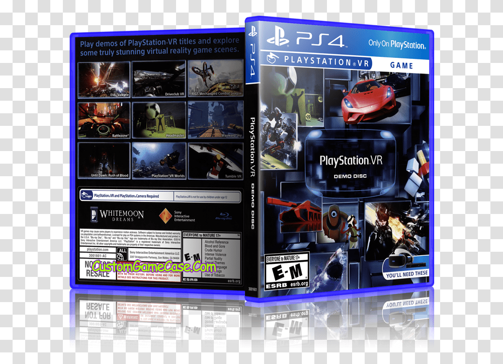Playstation Vr Demo Ps4 Cover 3d Ps Vr Demo Disc, Bird, Animal, Person, Human Transparent Png
