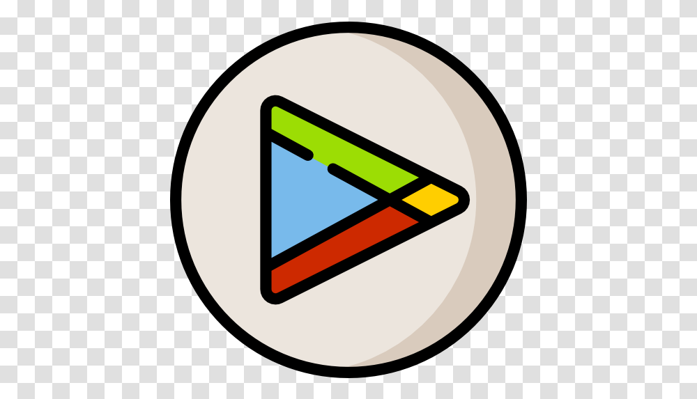 Playstore Icono De Play Store Vectorial, Triangle, Label, Text Transparent Png