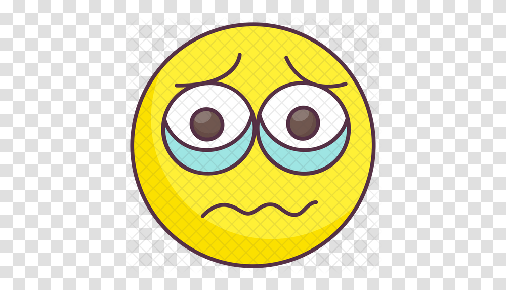 Pleading Emoticon Emoji Icon Happy, Sphere, Logo, Symbol, Trademark Transparent Png