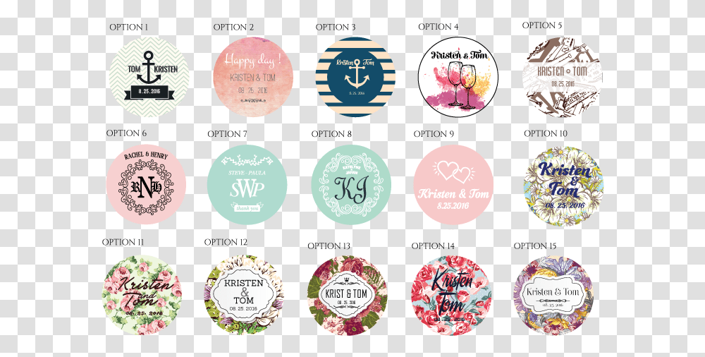 Please Choose The Monogram Style You Want From The Circle, Label, Sticker, Clock Tower Transparent Png
