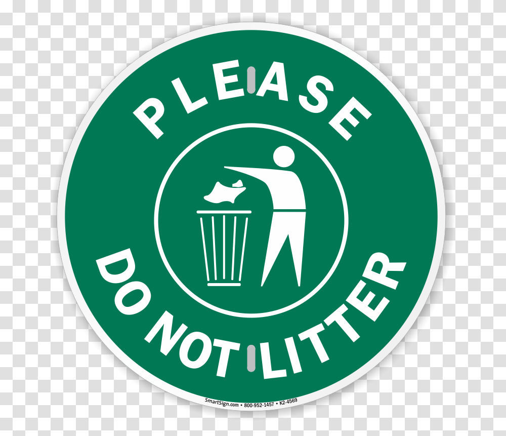 Please Do Not Litter Recycling Sign Emblem, Logo, Symbol, Trademark, Text Transparent Png