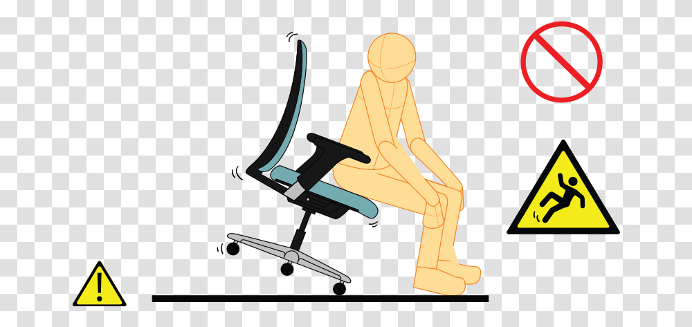 Please Don't Sit At The Exterior Region Of The Seat Please Don't Seat On This Chair, Sitting, Person, Furniture, Kneeling Transparent Png