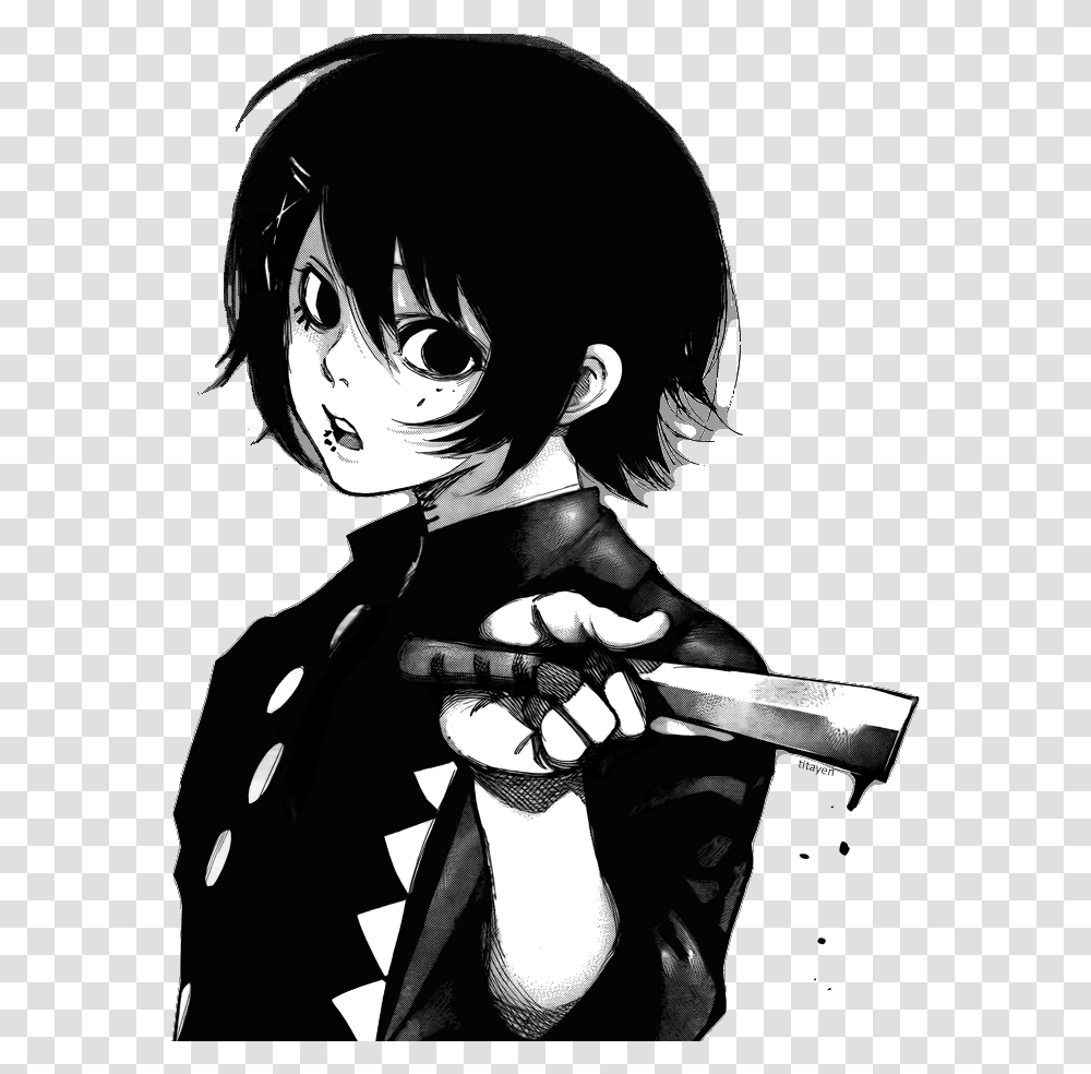 Please Enjoy Suzuya For Your Lovely Blogs Juuzou Tokyo Ghoul Re Cosplay, Manga, Comics, Book, Person Transparent Png