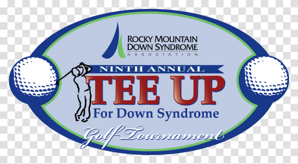 Please Join Us For The 9th Annual Tee Up For Down Syndrome Golf Ball, Label, Meal, Outdoors Transparent Png