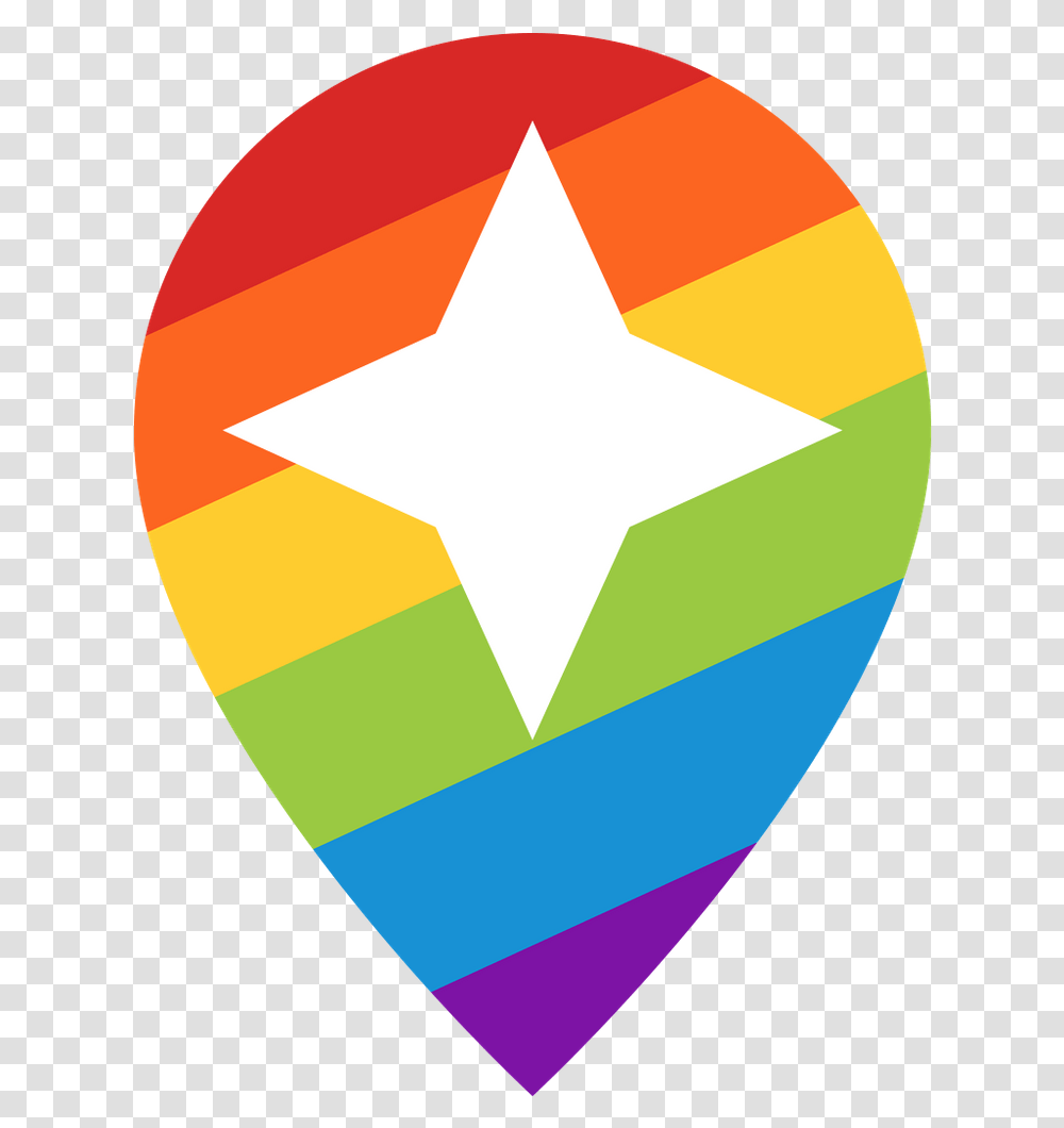 Please See This Rainbow Pin G Google Local Guide Logo, Star Symbol, Plectrum Transparent Png