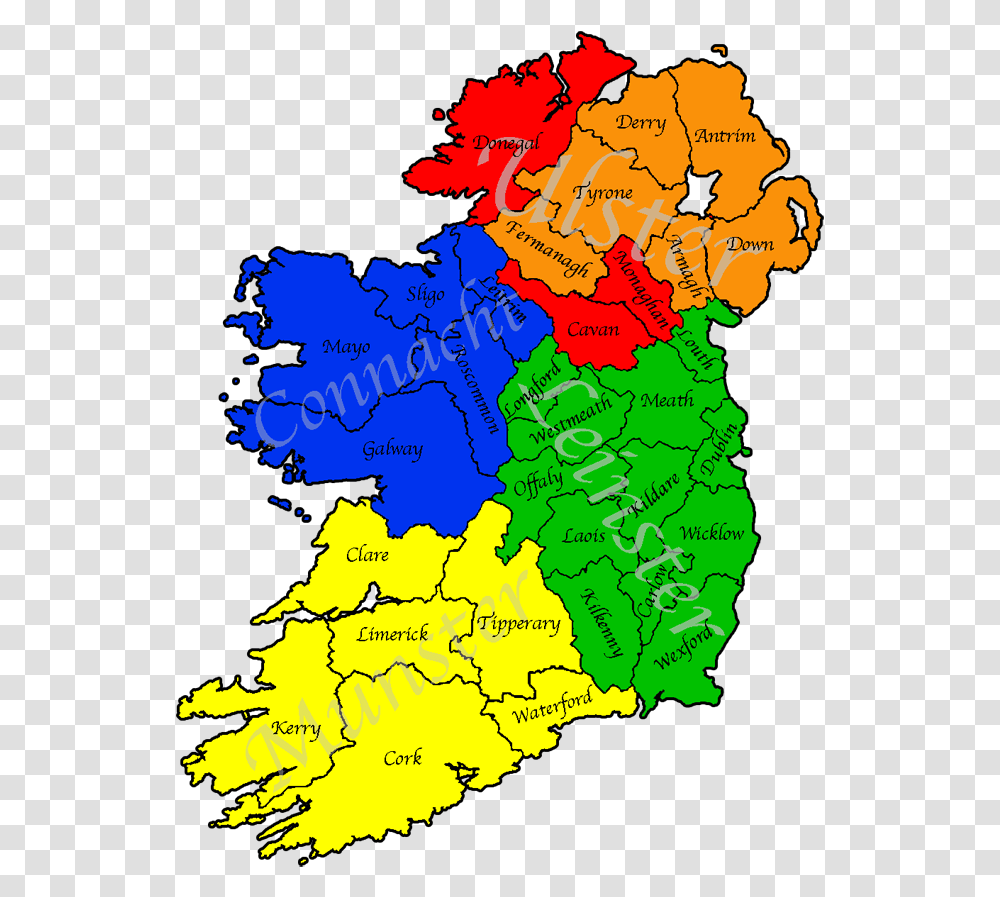 Please Select Your Province Map Of Ireland And Provinces, Poster, Advertisement, Plot, Diagram Transparent Png