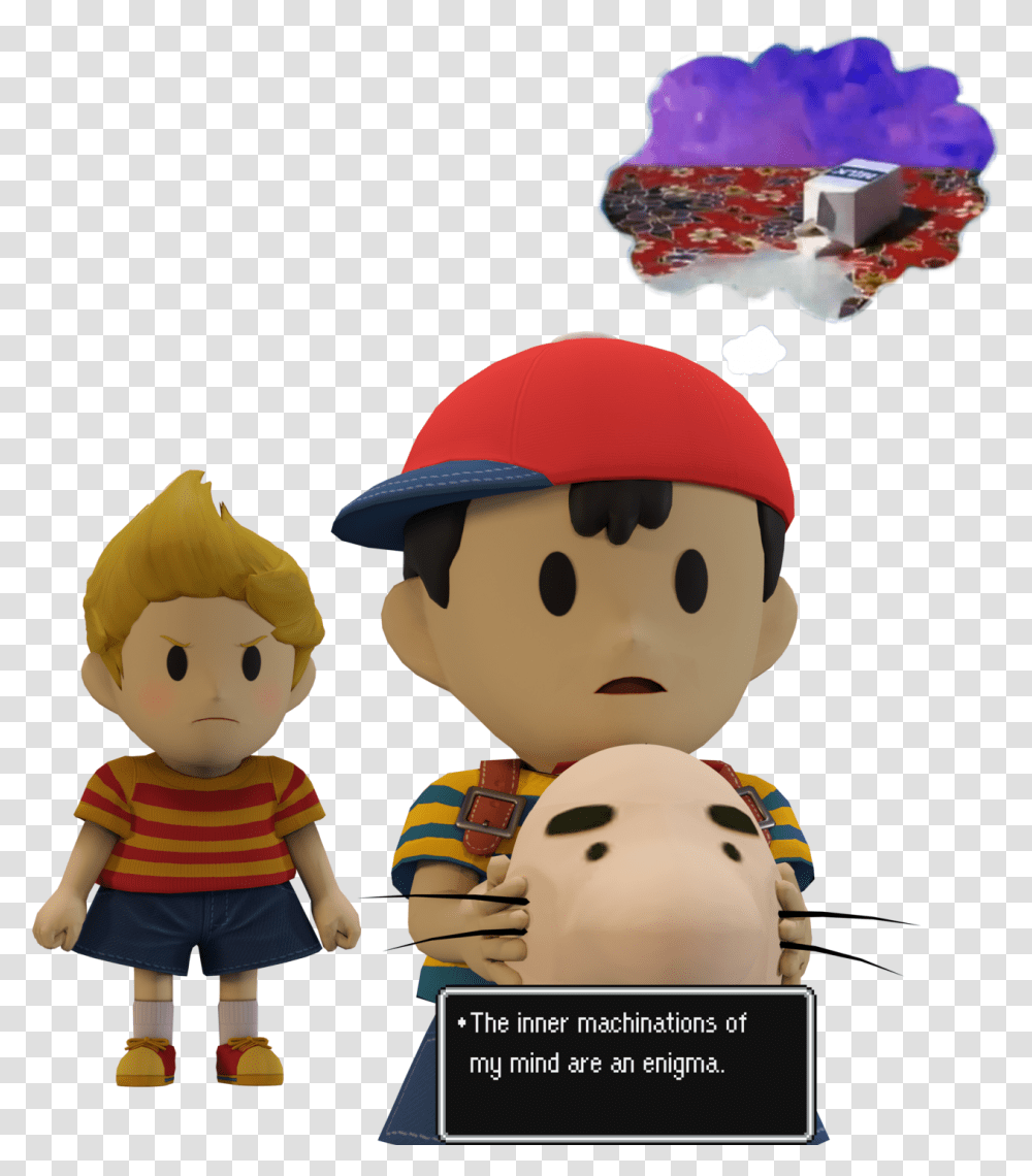 Please Tell Me This Has Been Done Before Earthbound Ness Meme, Toy, People, Person, Doll Transparent Png