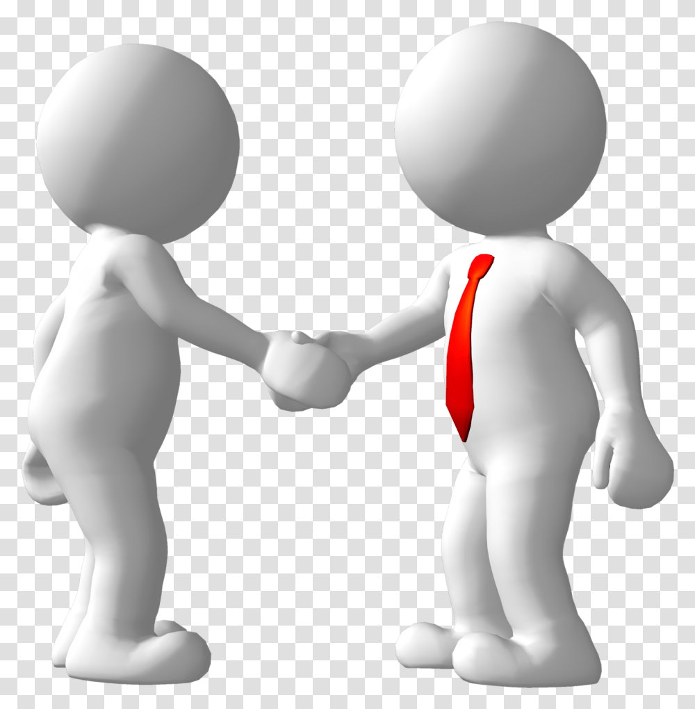 Pleased To Meet You 3d Man Shaking Hands, Person, Human, Holding Hands, People Transparent Png