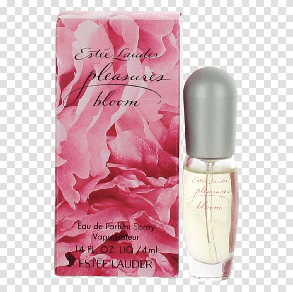 Pleasures Bloom By Estee Lauder For Women Miniature, Cosmetics, Perfume, Bottle, Deodorant Transparent Png