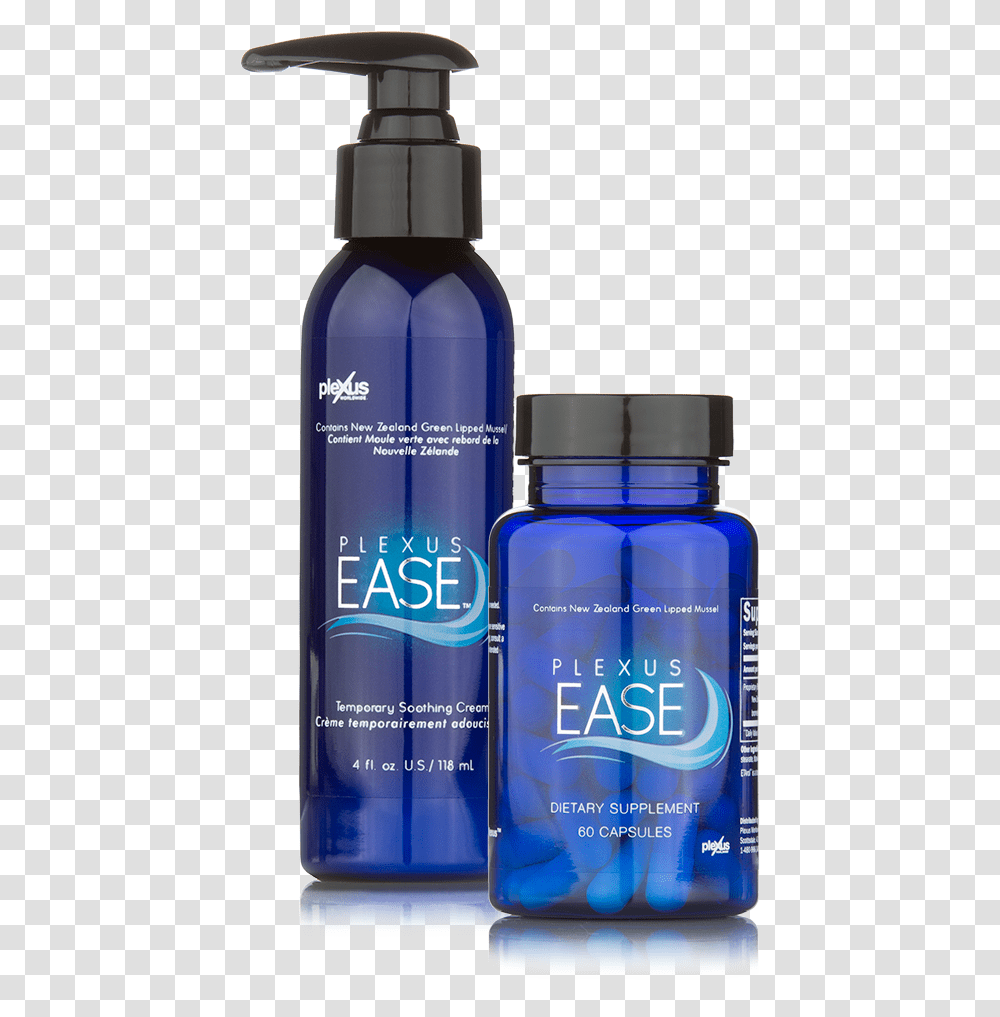 Plexus Ease And Ease Cream, Bottle, Shaker, Cosmetics, Perfume Transparent Png