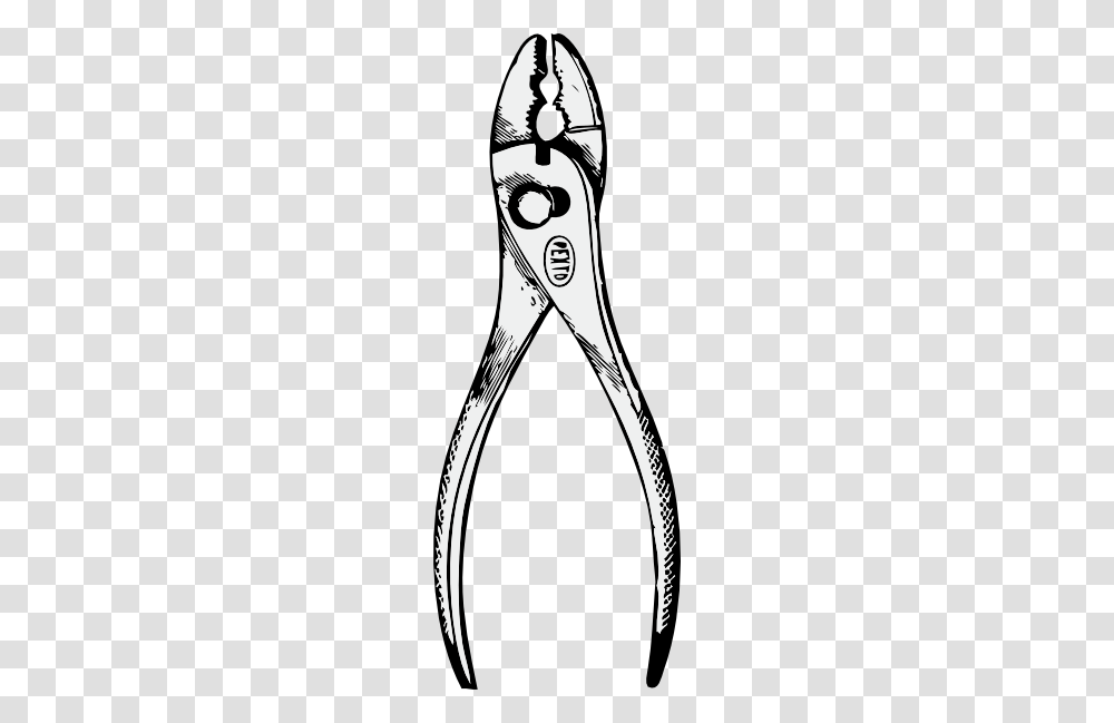 Pliers Outline Outline Outlines And Clip Art, Scissors, Blade, Weapon, Weaponry Transparent Png