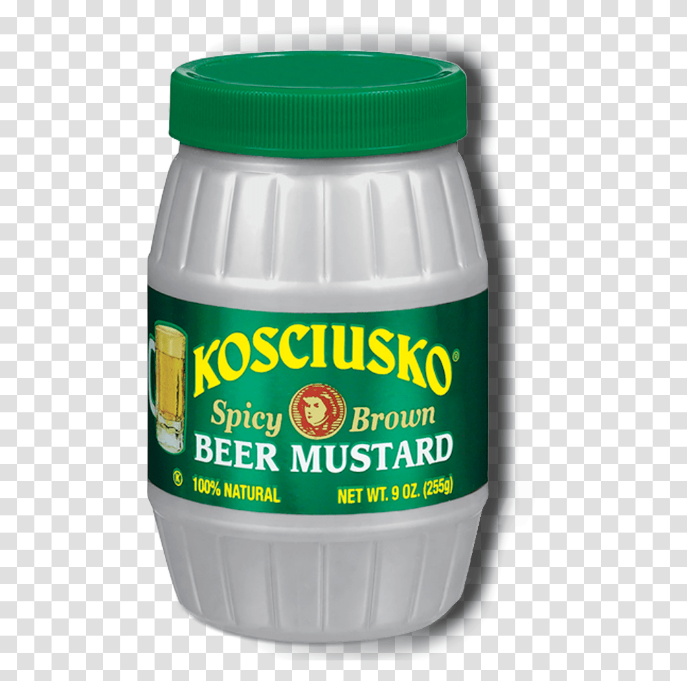 Plochman's Premium Kosciusko Spicy Brown Beer Mustard Buttermilk, Beverage, Drink, Food, Mayonnaise Transparent Png