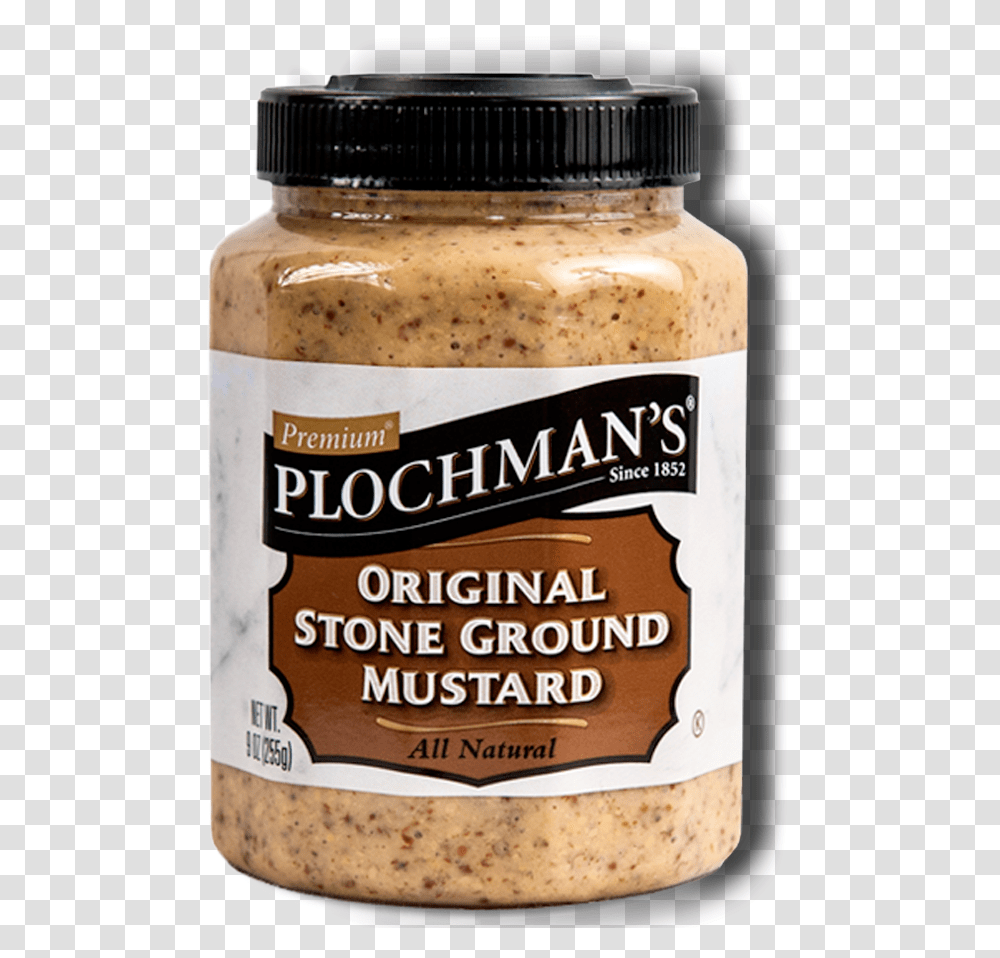 Plochman's Premium Original Stone Ground Mustard Plochman's Original Stone Ground Mustard, Food, Beer, Alcohol, Beverage Transparent Png