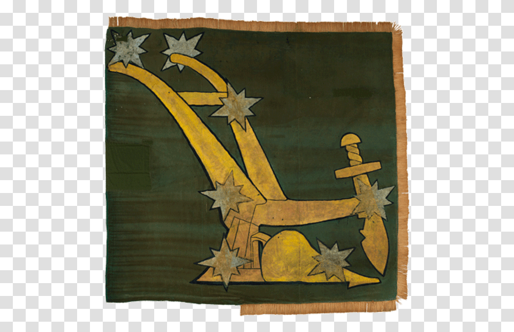 Plough And The Stars Flag, Painting, Quilt Transparent Png