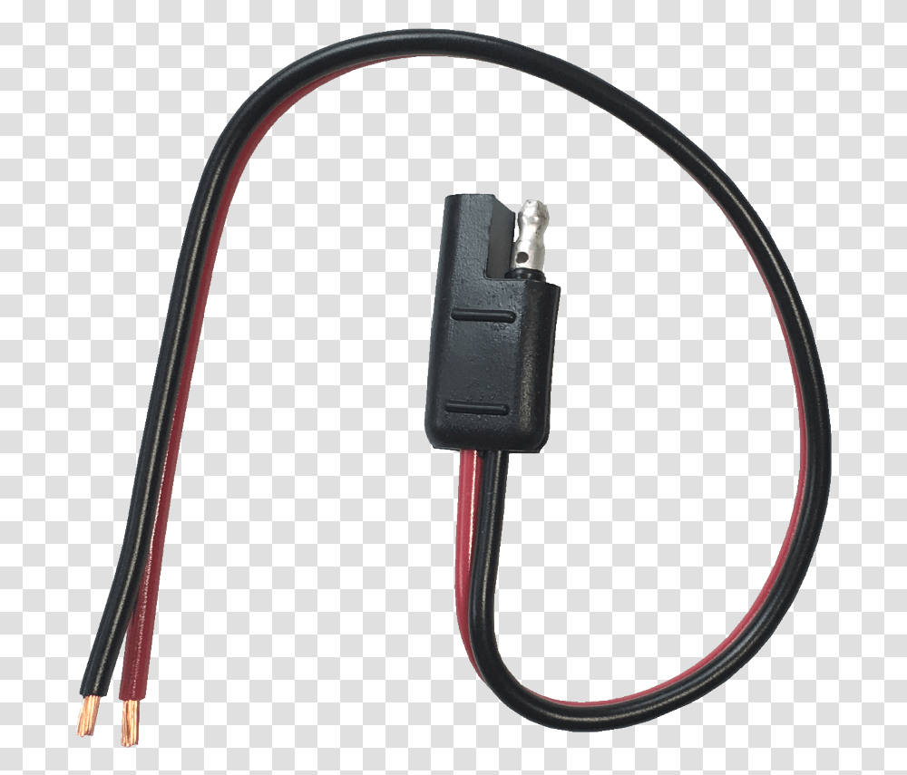 Plug 2poleflat Pvside Storage Cable, Adapter Transparent Png