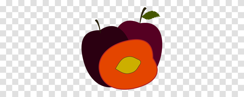 Plum Food, Plant, Fruit, Cherry Transparent Png