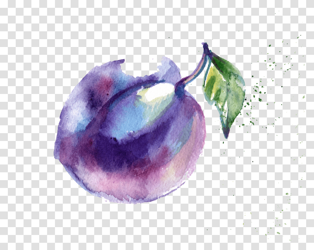 Plum Art, Plant, Food, Fruit, Flower Transparent Png