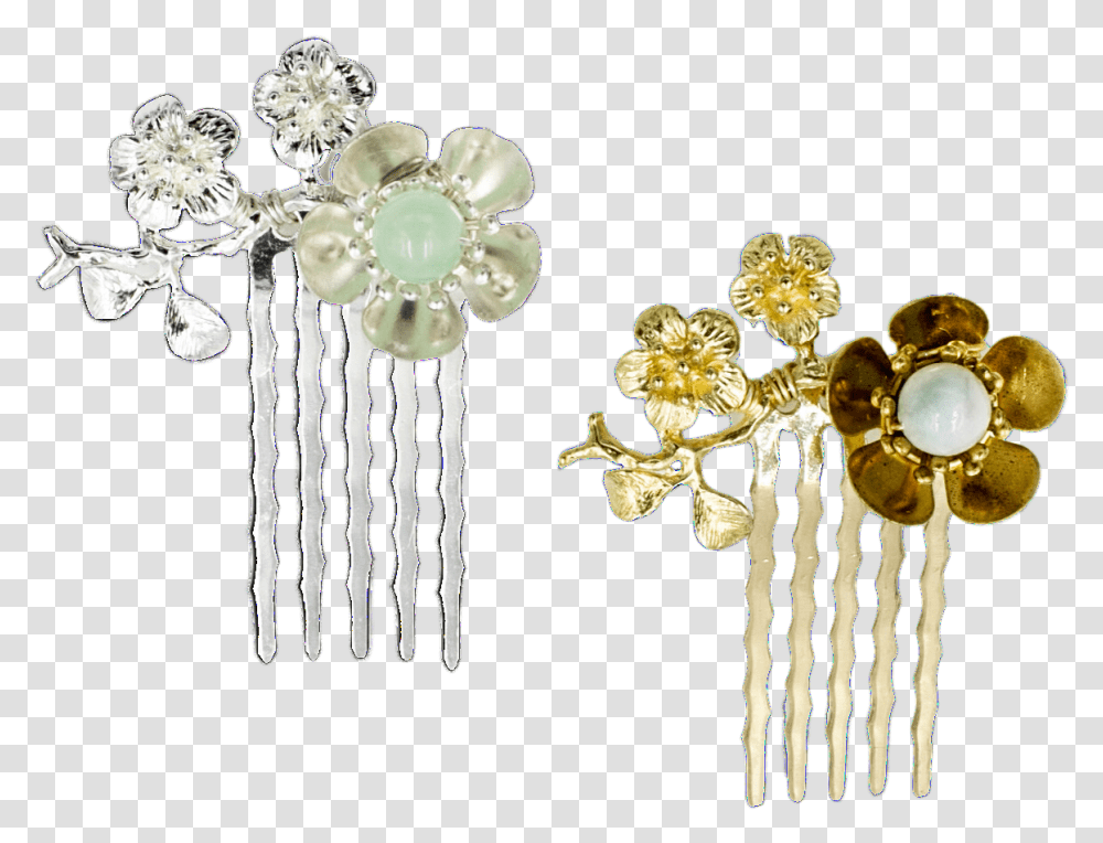 Plum Blossom Hair Combs, Accessories, Accessory, Hair Slide, Brooch Transparent Png