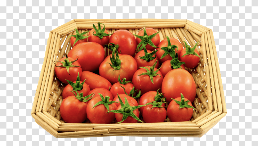 Plum Tomato, Plant, Vegetable, Food, Basket Transparent Png