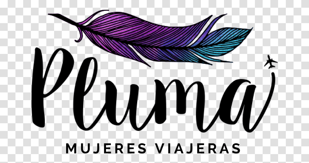 Pluma Mujeres Viajeras Graphic Design, Purple, Plant, Light Transparent Png