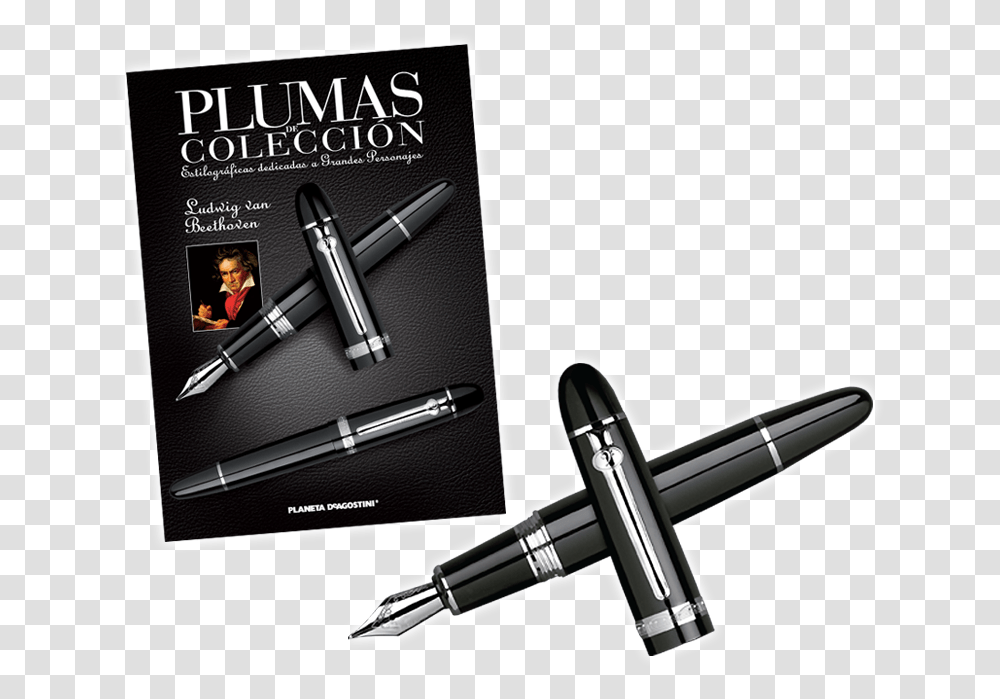 Plumas De Coleccin Ludwig Van Beethoven, Person, Human, Sink Faucet, Pen Transparent Png