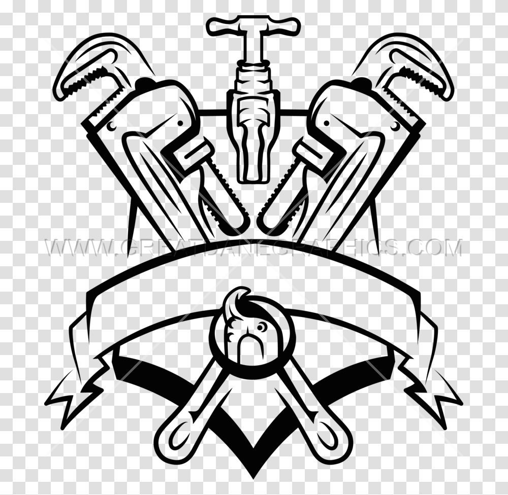 Plumber Clipart Plumber Clipart Black And White, Leisure Activities, Bagpipe, Musical Instrument, Lawn Mower Transparent Png