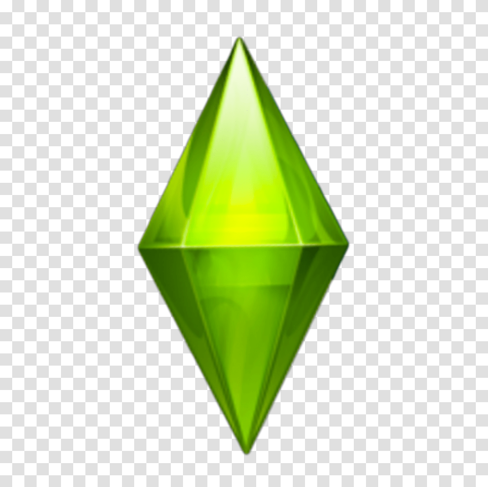 Plumbob Sims Sign, Lamp, Triangle, Gemstone, Jewelry Transparent Png