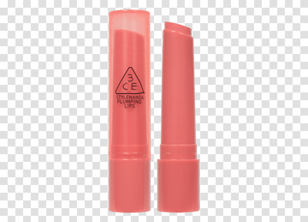 Plumping Lips Pink, Cosmetics, Bottle, Lipstick, Cylinder Transparent Png