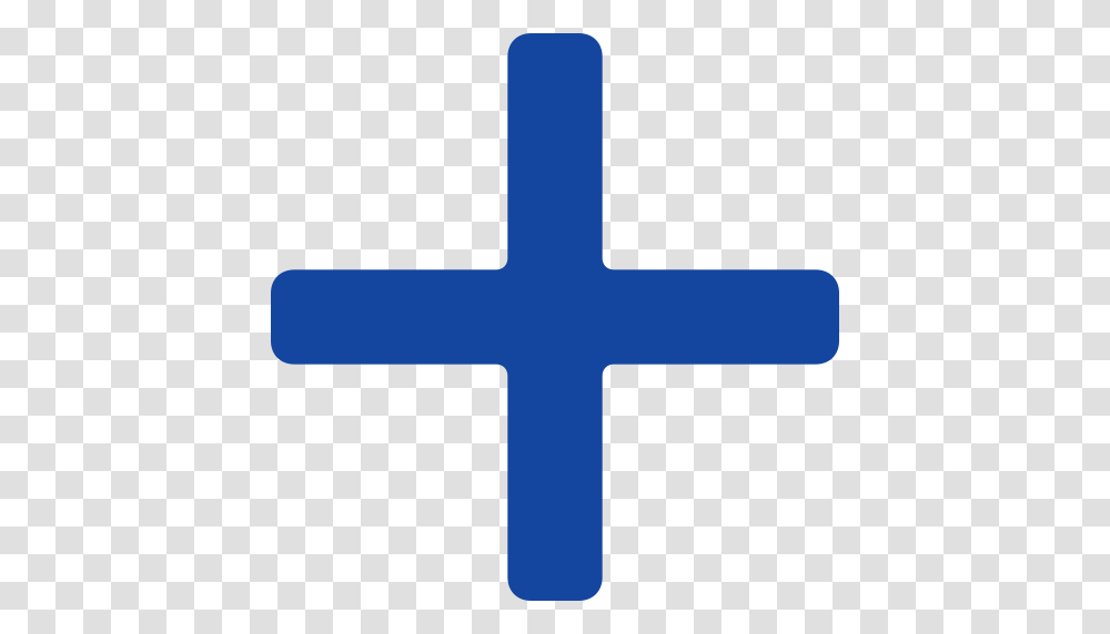 Plus Blue Blue Movie Icon With And Vector Format For Free, Cross, Crucifix Transparent Png