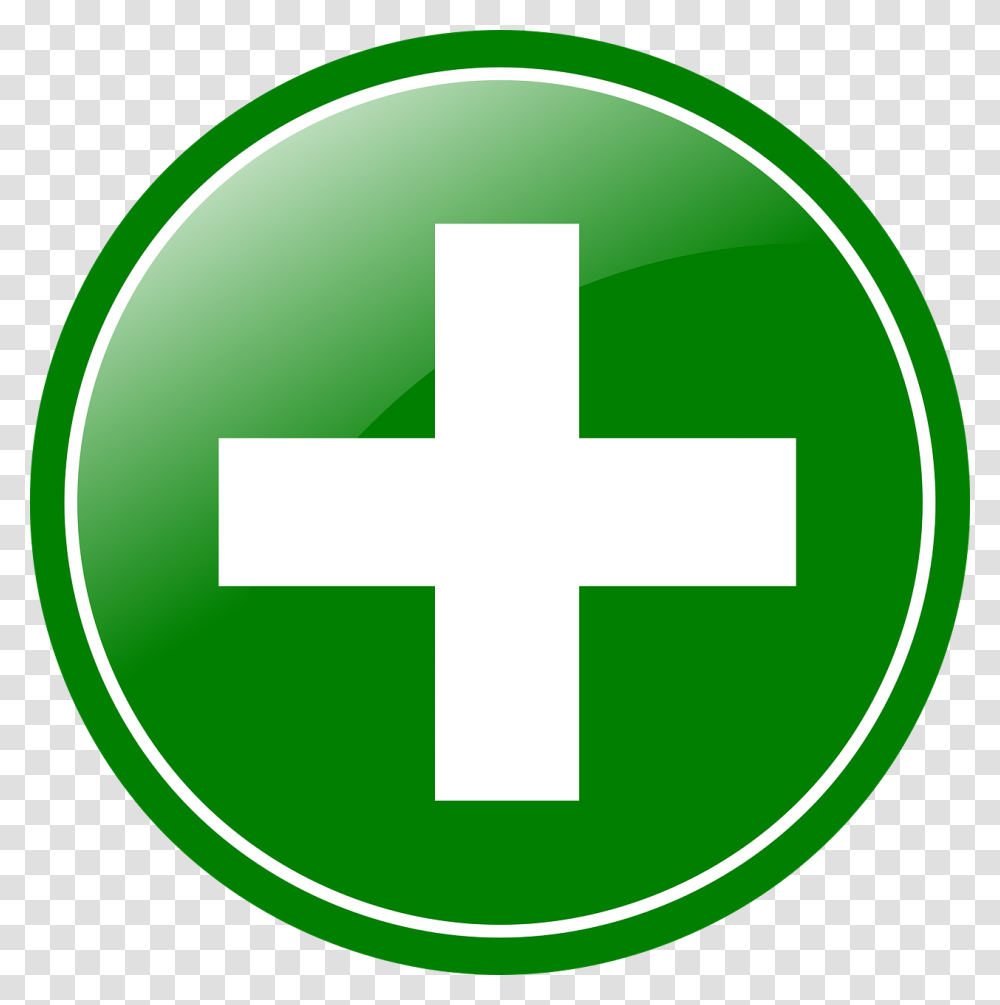 Plus Doctor Plus Symbol, First Aid, Green, Logo, Trademark Transparent Png