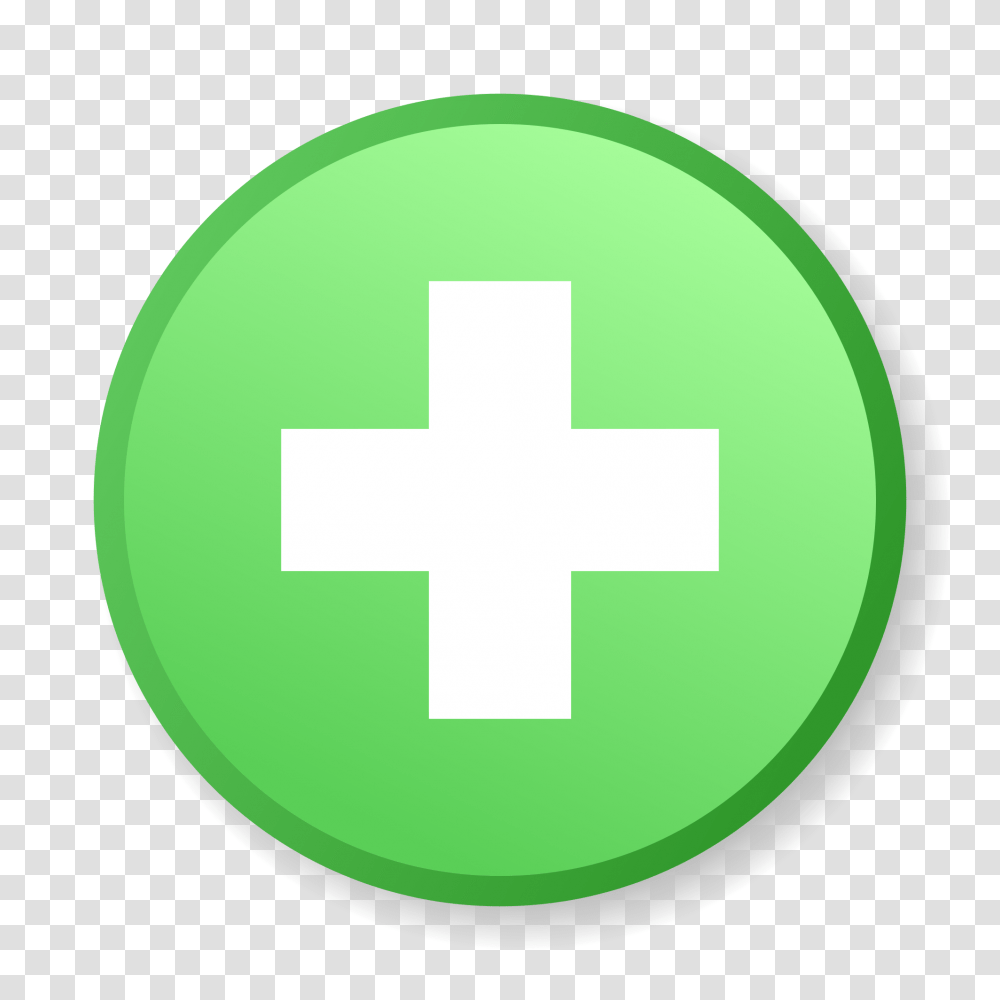 Plus, First Aid, Green, Bandage Transparent Png