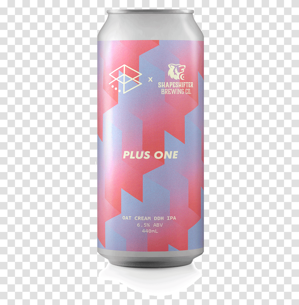 Plus One Oat Cream Ddh Ipa Language, Bottle, Beer, Alcohol, Beverage Transparent Png
