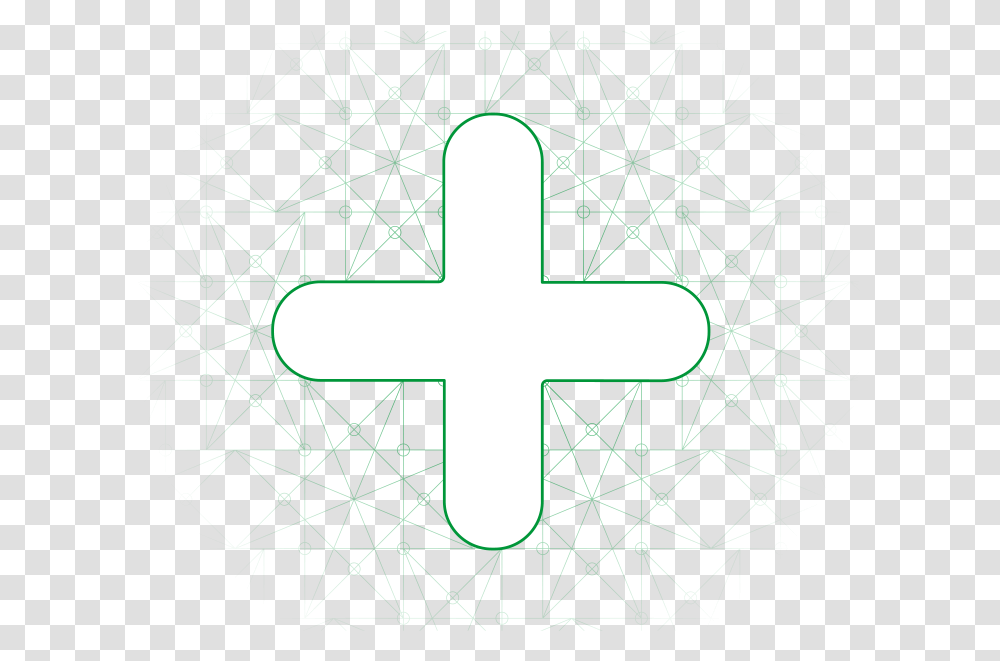 Plus Sign White, Cross, Green, Network Transparent Png