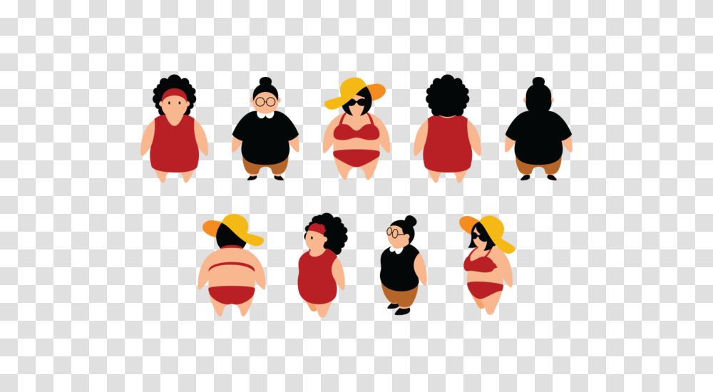 Plus Size Girls Cartoon, Person, Face, Crowd, Performer Transparent Png