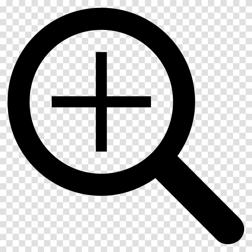 Plus Zoom Or Search Symbol Of Interface Zoom In Icon Svg, Magnifying, Rug Transparent Png
