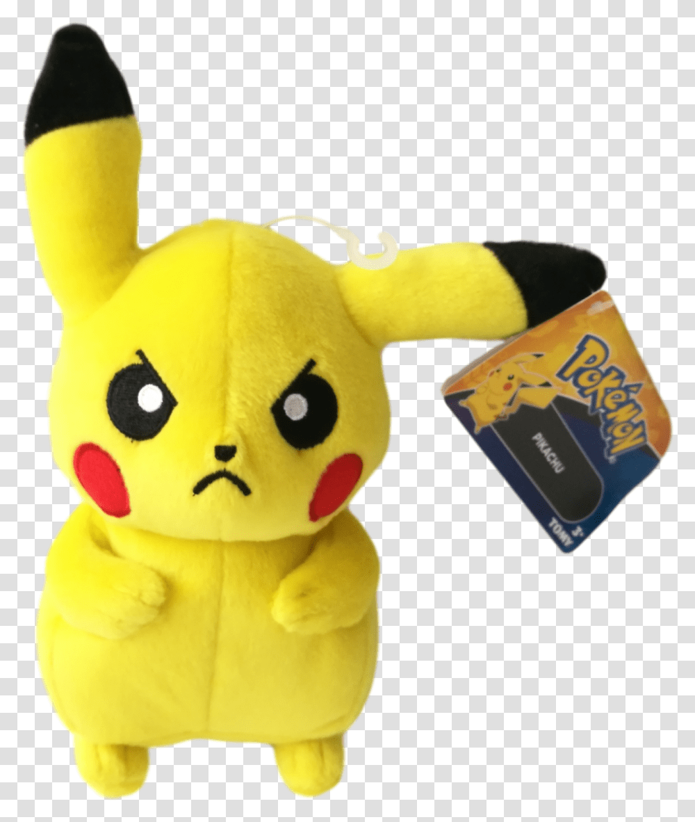 Plush Angry Pikachu Plush, Toy, Peeps, Rubber Eraser Transparent Png