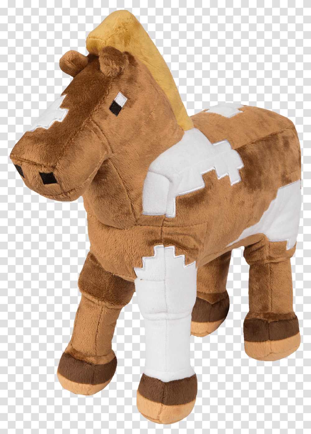 Plush Eb Games Australia Minecraft Horse Plush, Mammal, Animal, Building, Toy Transparent Png