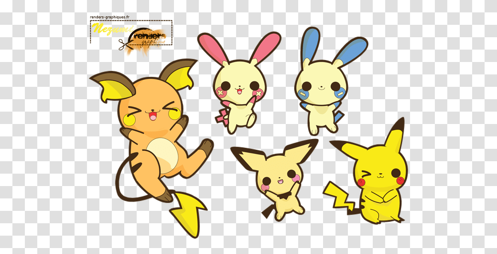 Plusle And Minun And Pichu, Animal, Mammal, Pet Transparent Png