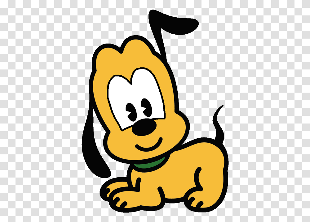 Pluto Cute Mickey Mouse Colouring Pages, Label, Stencil, Pac Man Transparent Png