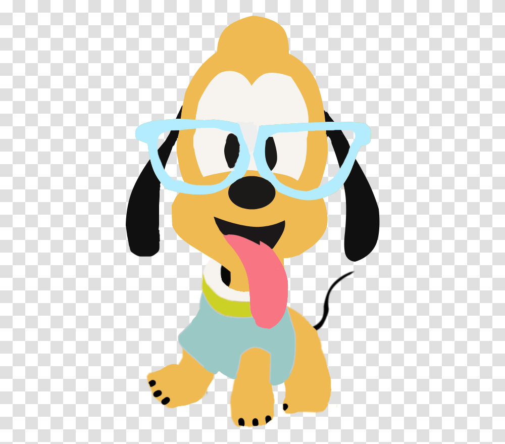 Pluto Disney Disney Nerd Pluto, Mouth, Lip, Tongue, Glasses Transparent Png