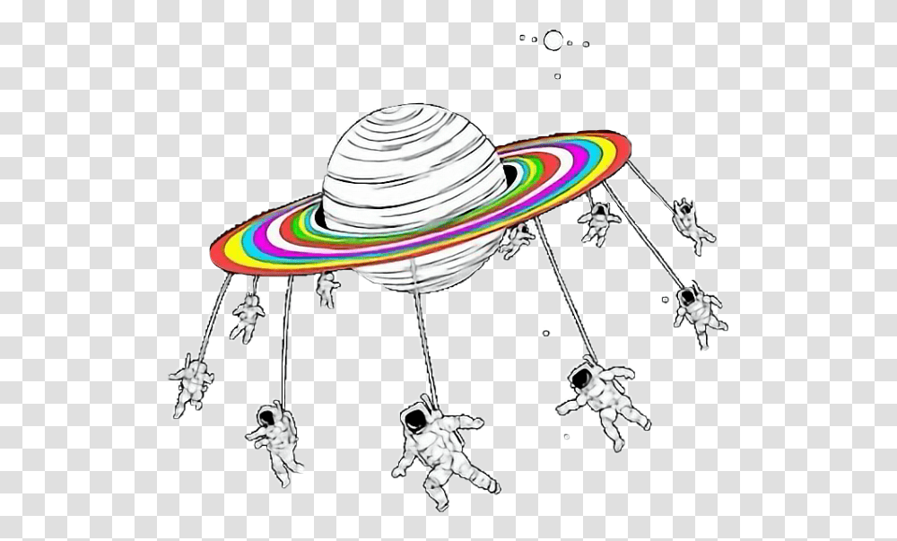 Pluto Rainbows Astronaut Helmet Stars Constellations, Astronomy, Outer Space, Clothing, Apparel Transparent Png