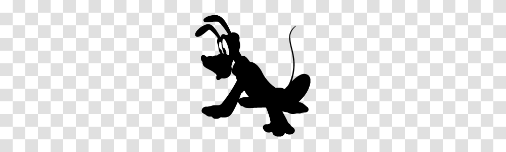 Pluto Silhouette Google Search Disney Painting Ideas Clipart, Stencil, Person, Human, Ninja Transparent Png