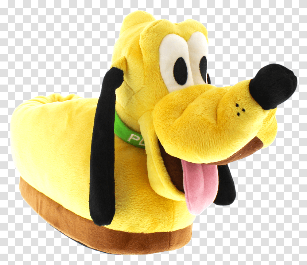 Pluto Slippers Stuffed Toy, Peeps, Plush, Clothing, Apparel Transparent Png