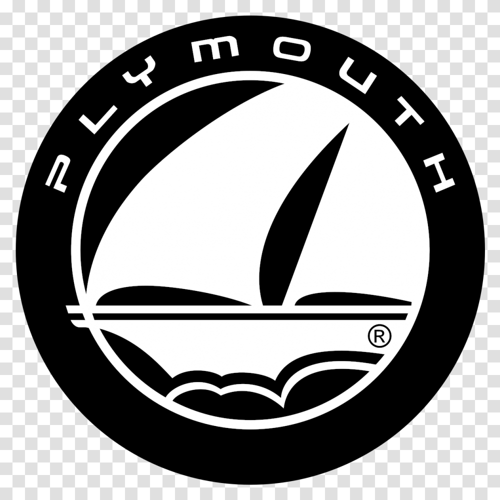 Plymouth Car Logo, Trademark, Emblem, Stencil Transparent Png