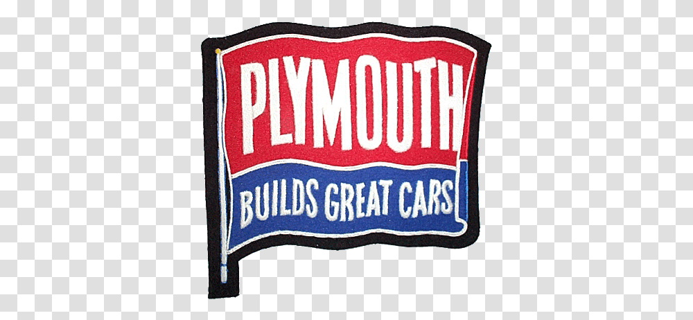 Plymouth Special Deluxe Plymouth Builds Great Cars, Text, Banner, Label, Logo Transparent Png