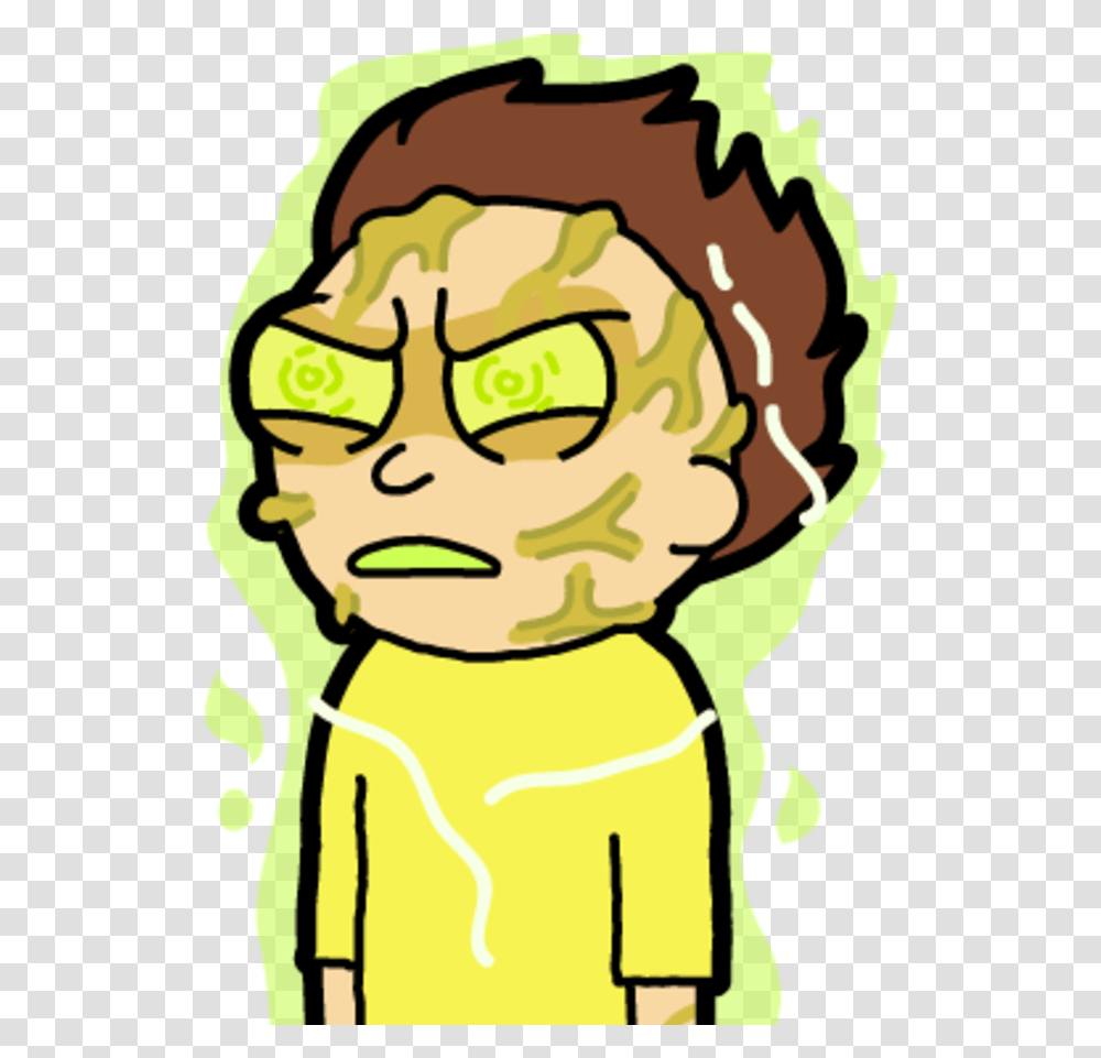 Pm Icon Pocket Mortys Morty, Plant, Food, Face, Smile Transparent Png